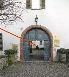 Schloss Eingang